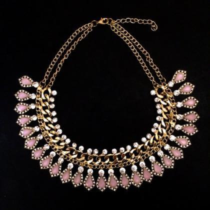 Crystal Cleopatra Statement Necklace