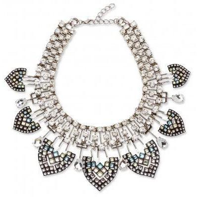 Crystal Choker Statement Necklace