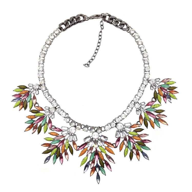 Spiked Layered Statement Necklace