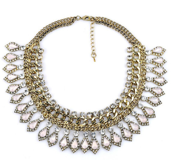 Crystal Cleopatra Statement Necklace